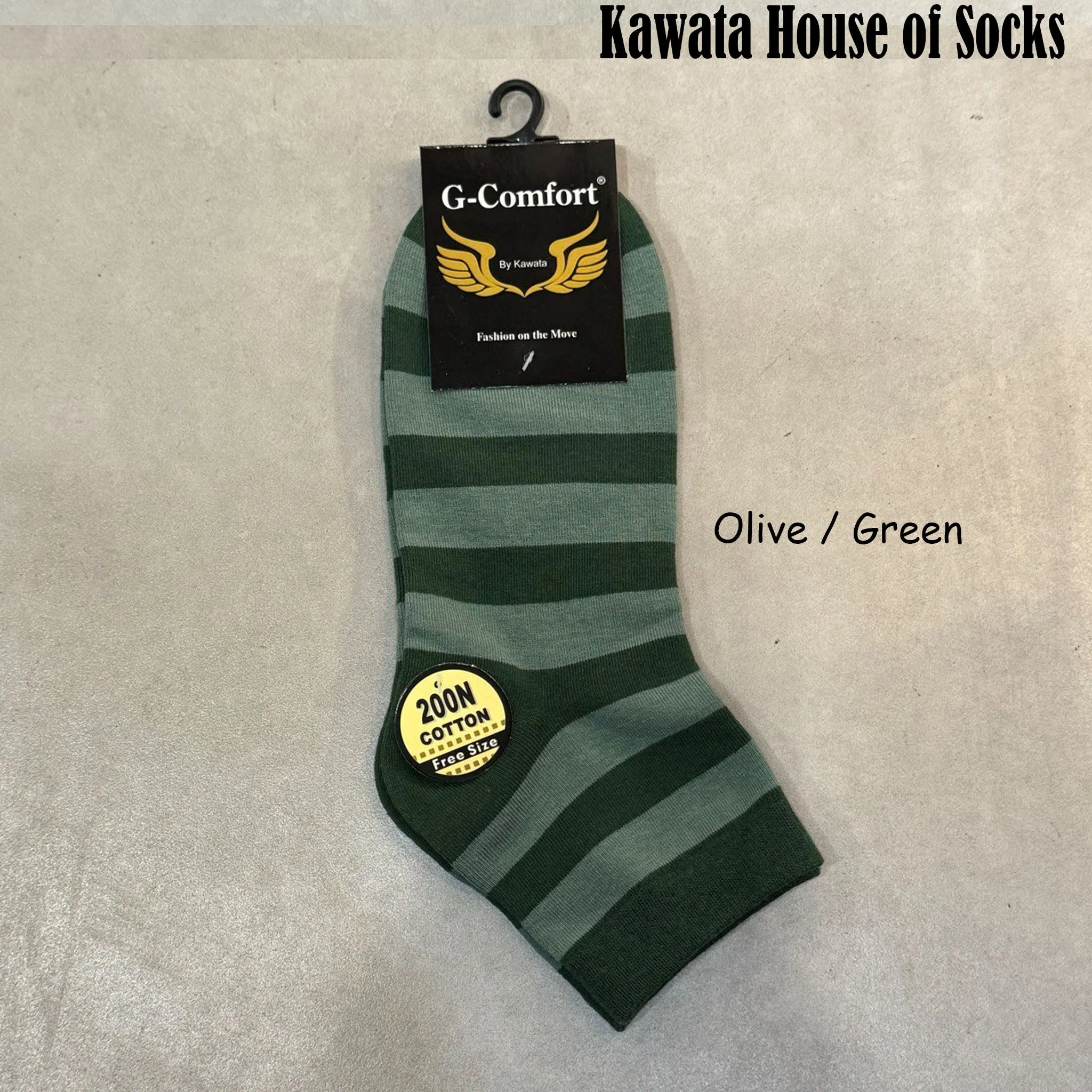 Quarter Stripes Length Socks