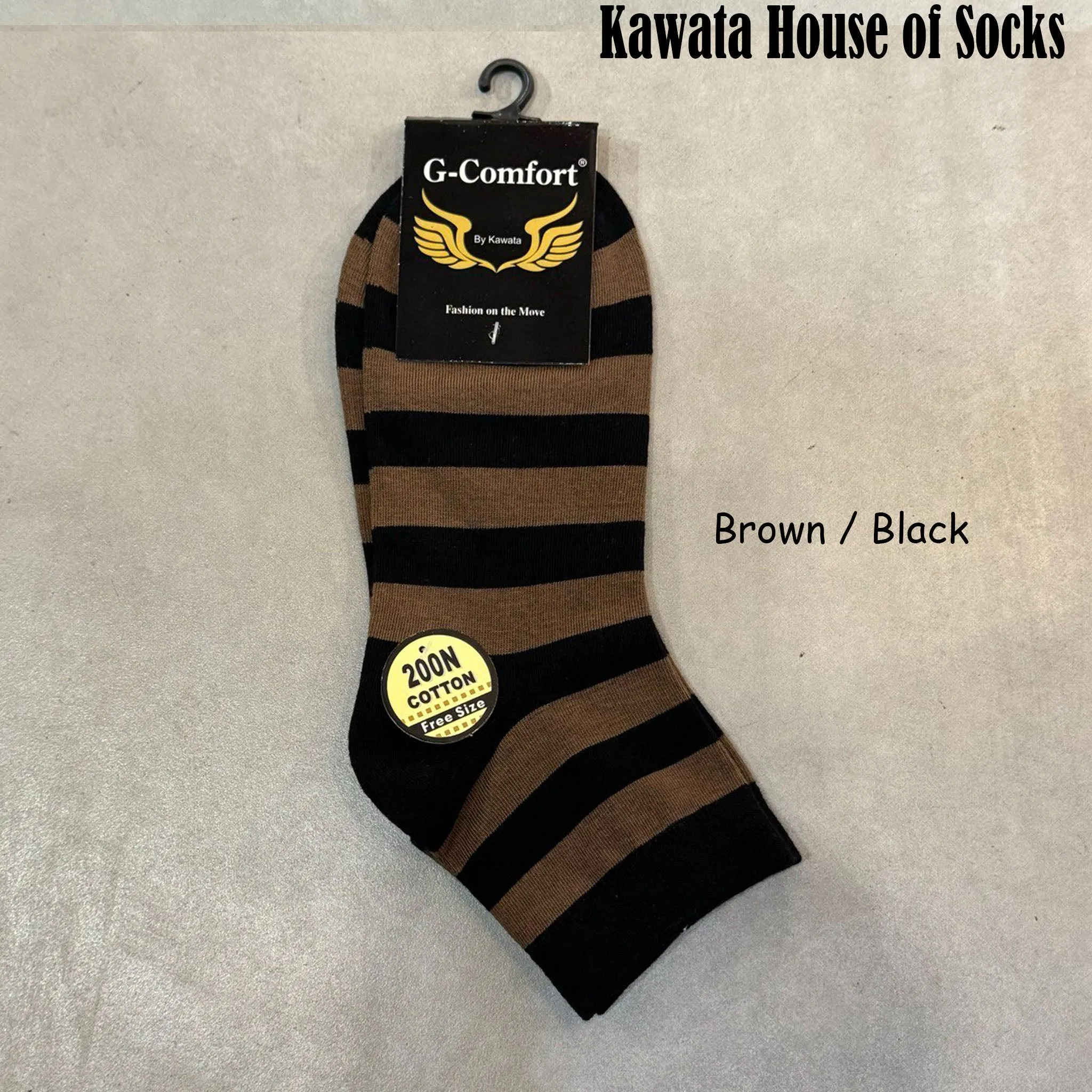 Quarter Stripes Length Socks