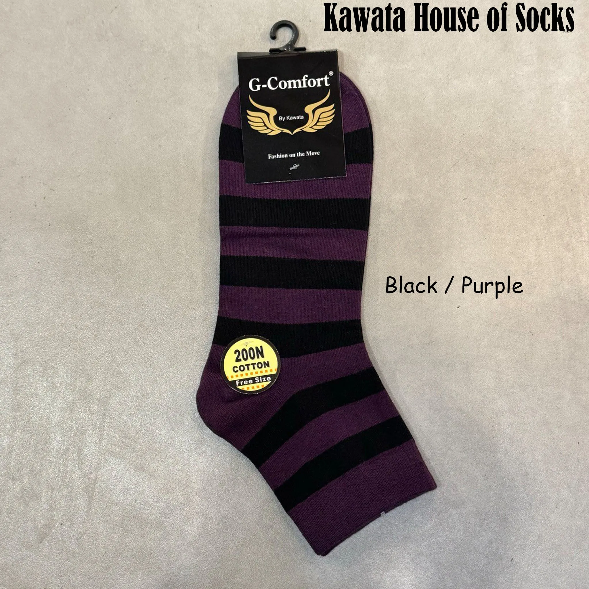 Quarter Stripes Length Socks