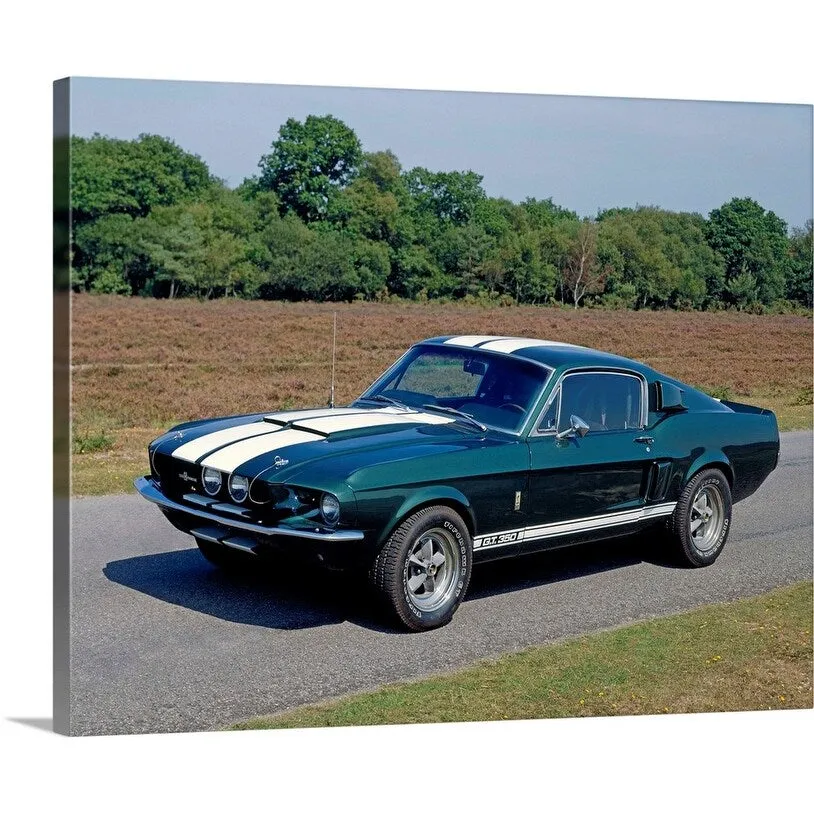 "1967 Ford Shelby Cobra 350GT Mustang" Canvas Wall Art