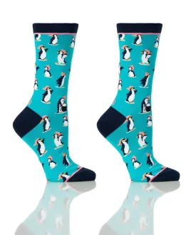 "Chill Penguins" Crew Socks by YO Sox - Medium