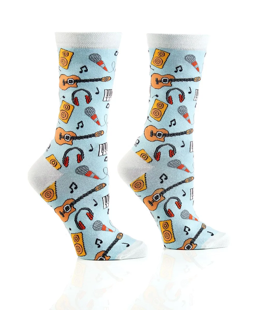 "Musician" Dress Crew Socks by YO Sox