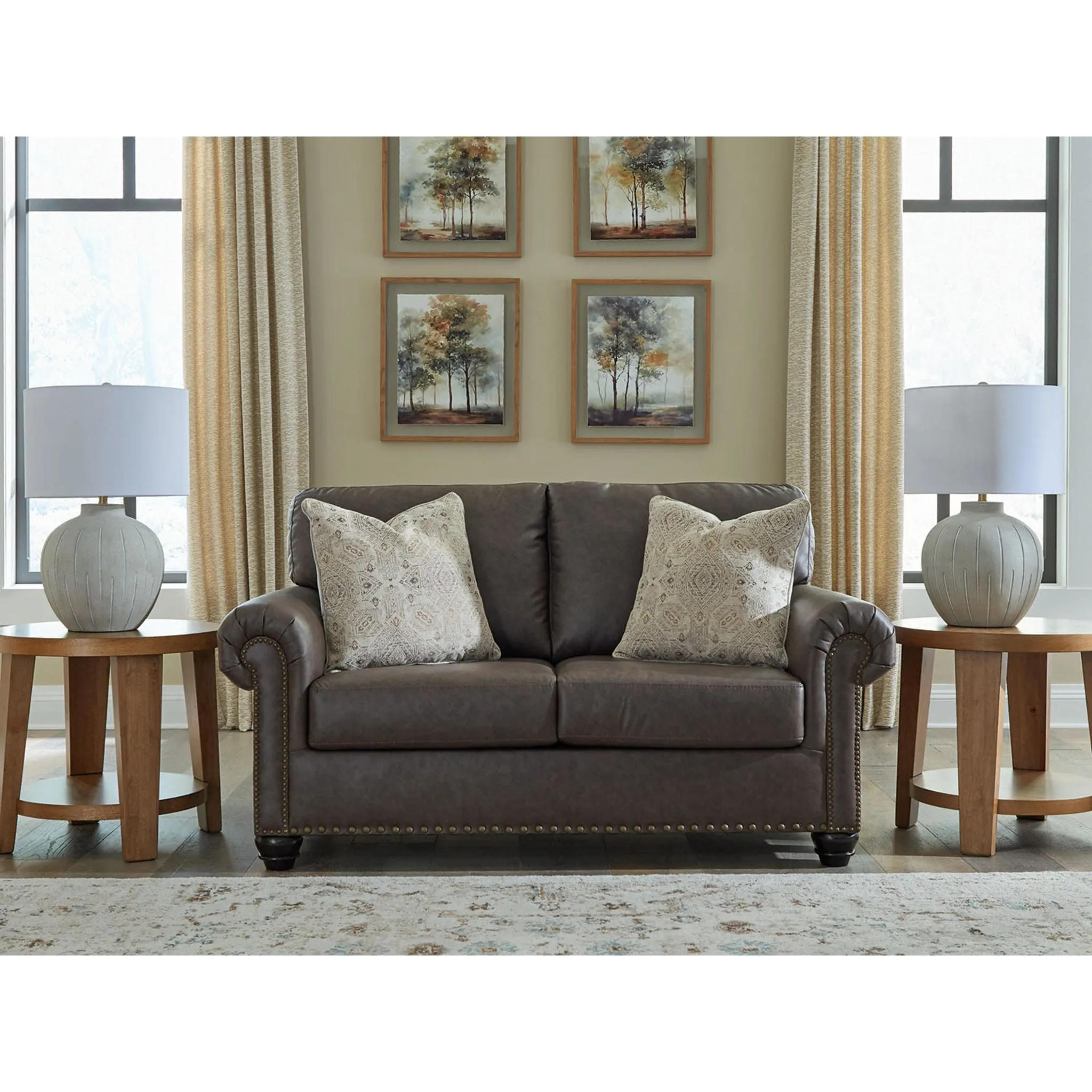 Roxmere Loveseat - Umber