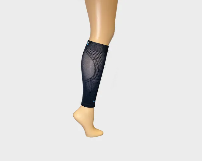 Salvere Performance Calf Sleeve 15-20 mmHg Black/White