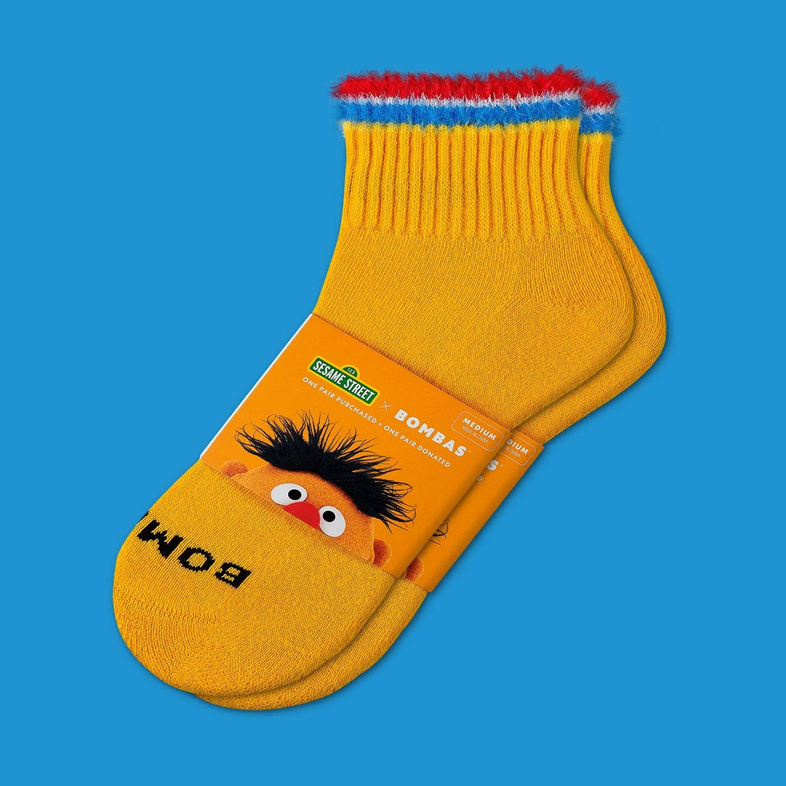 Sesame Street Fuzzy Ernie Socks