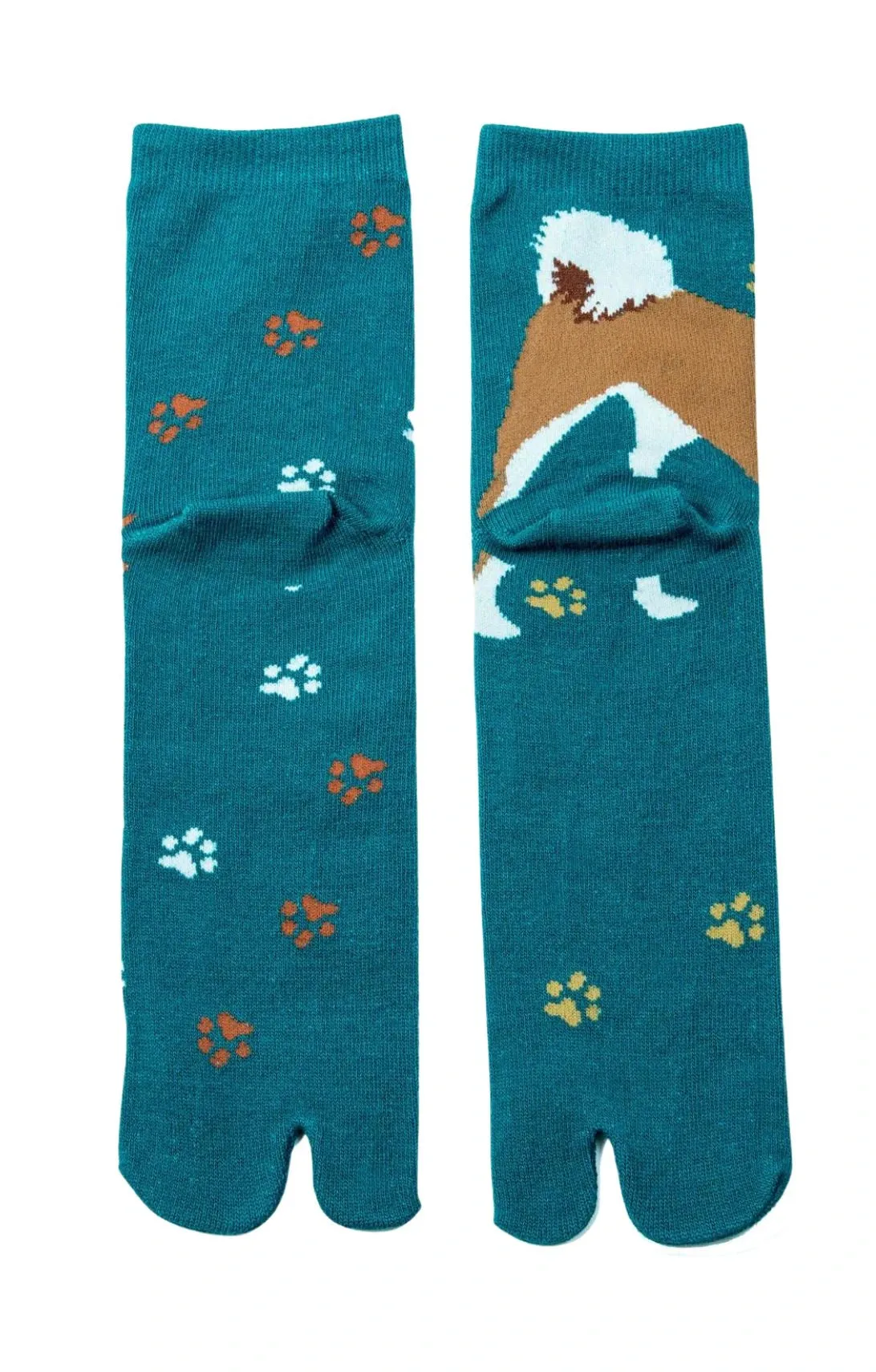 Shiba Inu Dog Tabi Toe Socks