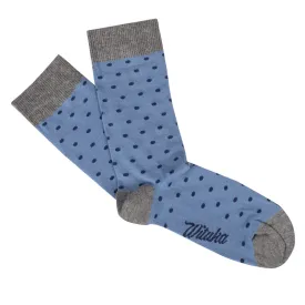 Socks Blue Dots