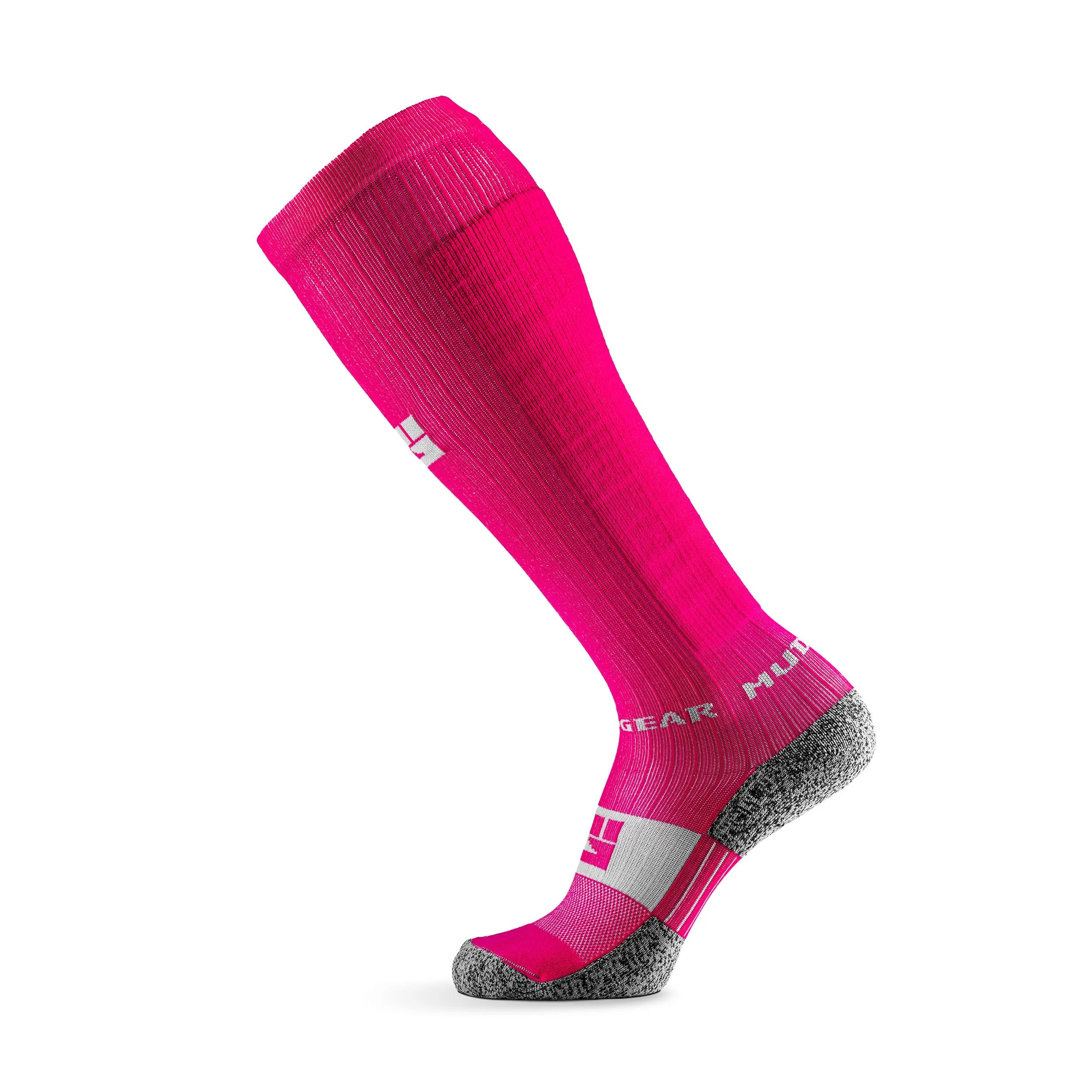 Tall Compression Socks (Pink/Gray)