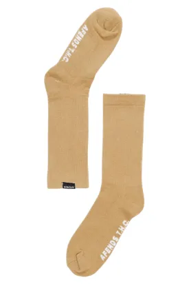 Tan Everyday Hemp Socks One Pack