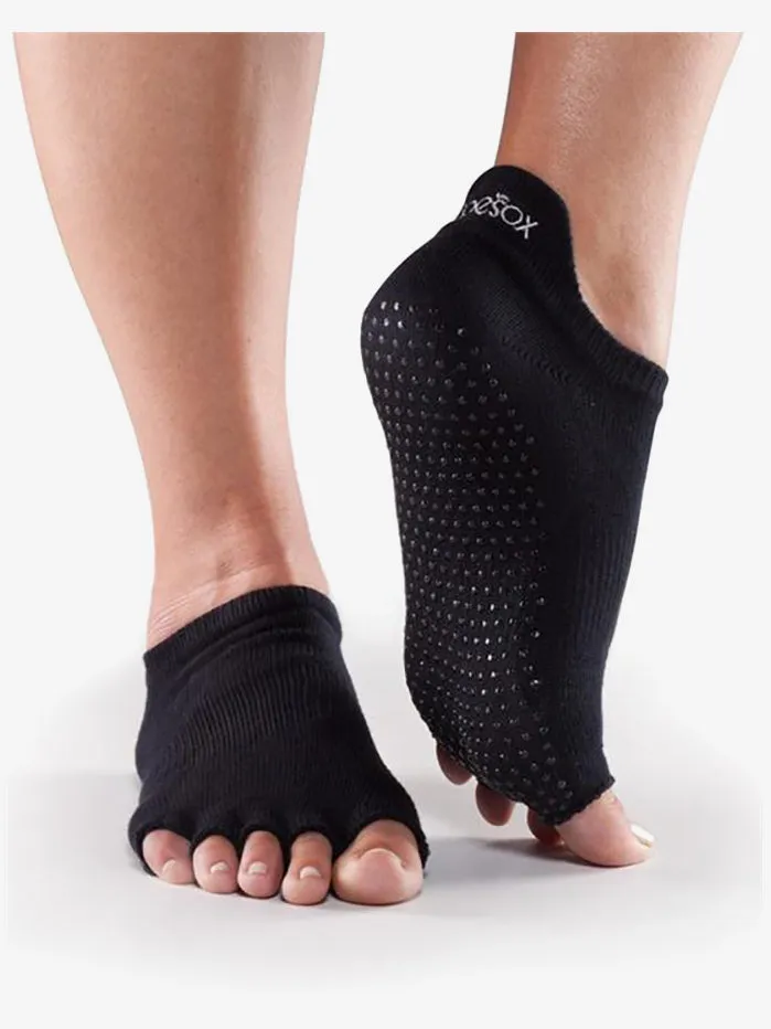 ToeSox Half Toe Low Rise - Black