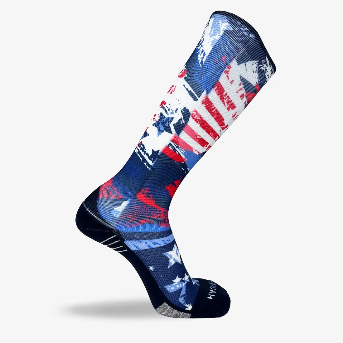 USA Stars and Stripes Compression Socks (Knee-High)