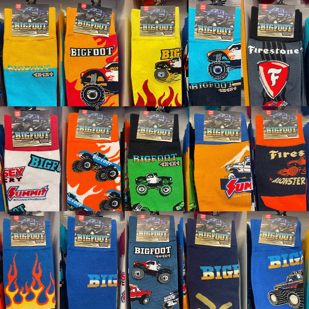 Various BIGFOOT Crew Socks