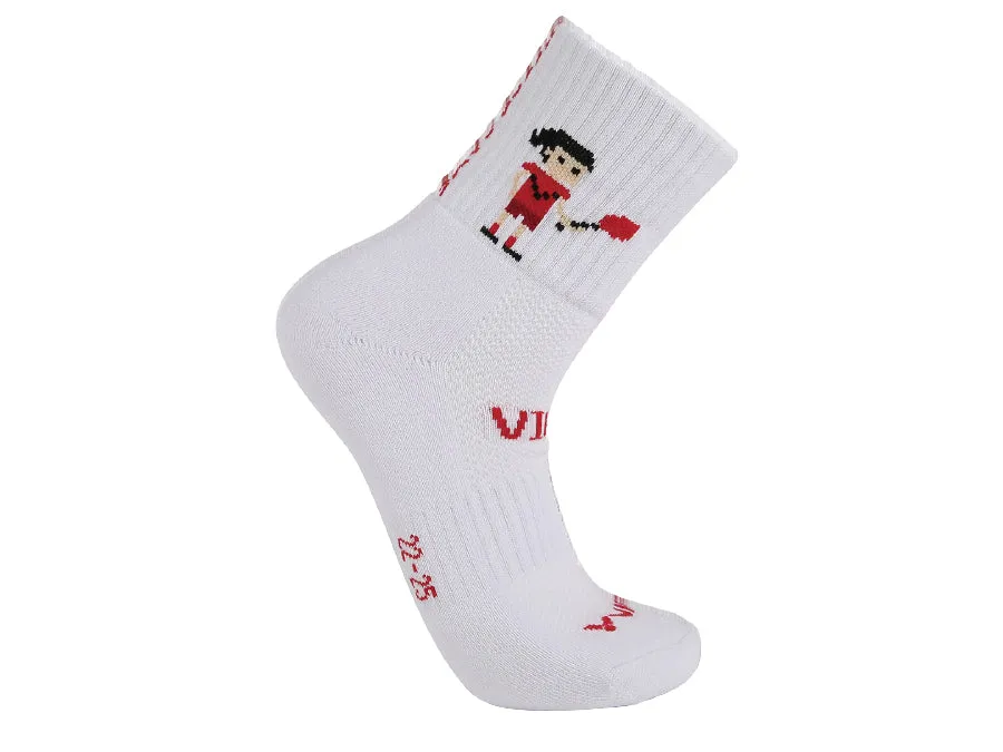 Victor Unisex Sport Quarter Socks SK-157A [White]