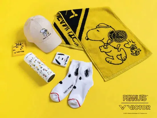 Victor x Peanuts Junior Sports Socks SK-SN-JR (White)