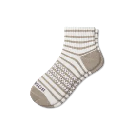 Women's Coastal Stripe Quarter Socks