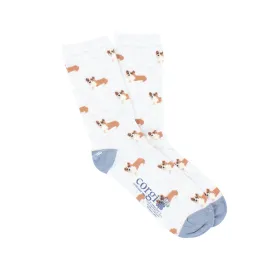 Women's Corgi Dog Cotton Socks