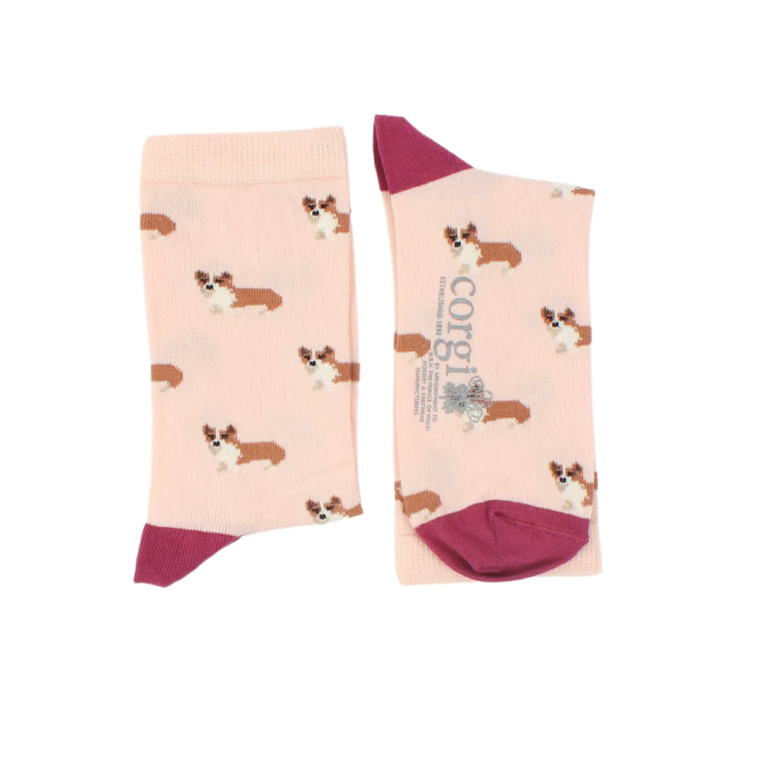 Women's Corgi Dog Cotton Socks