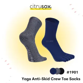 Yoga Anti-Skid Toe Crew Socks