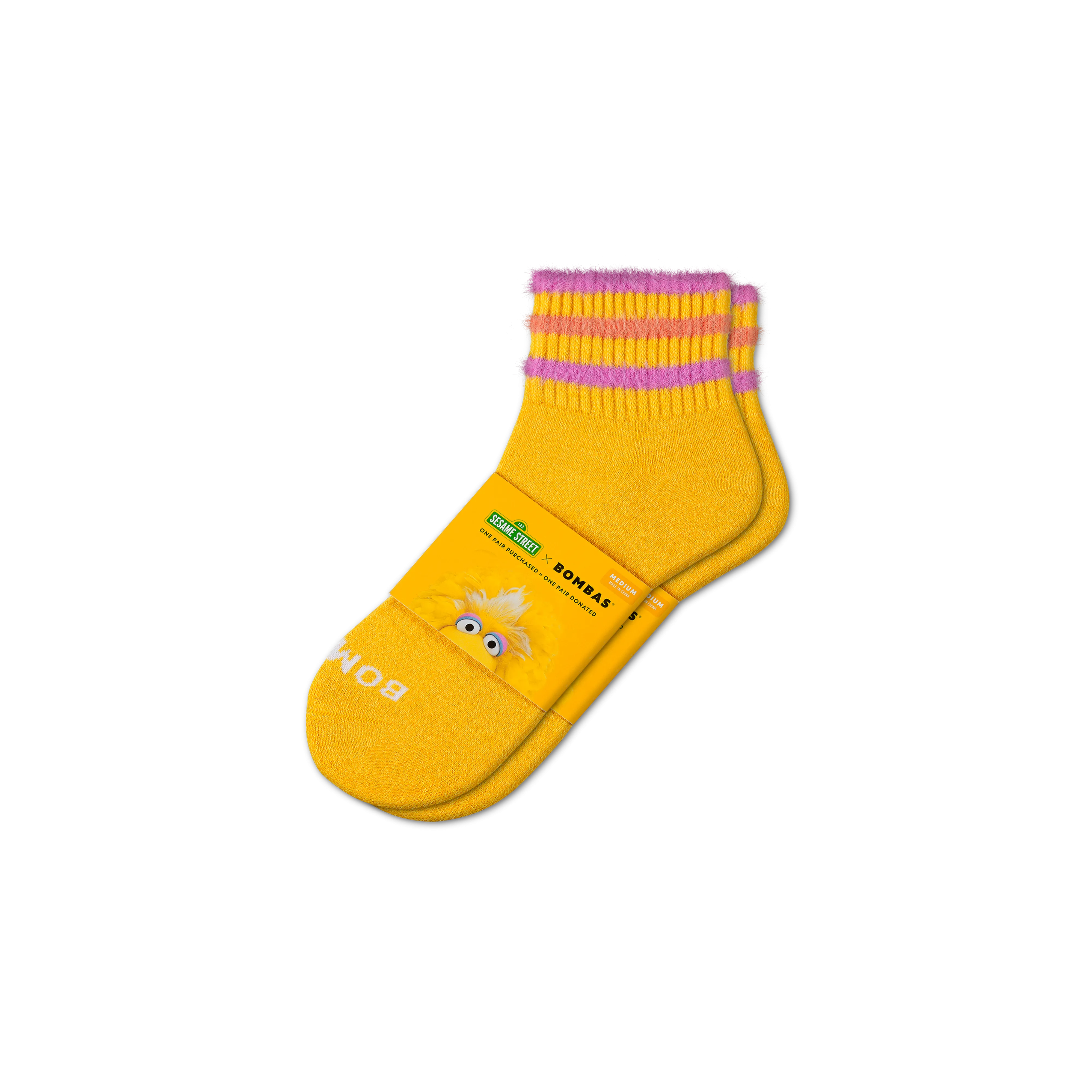 Youth Sesame Street Fuzzy Big Bird Socks