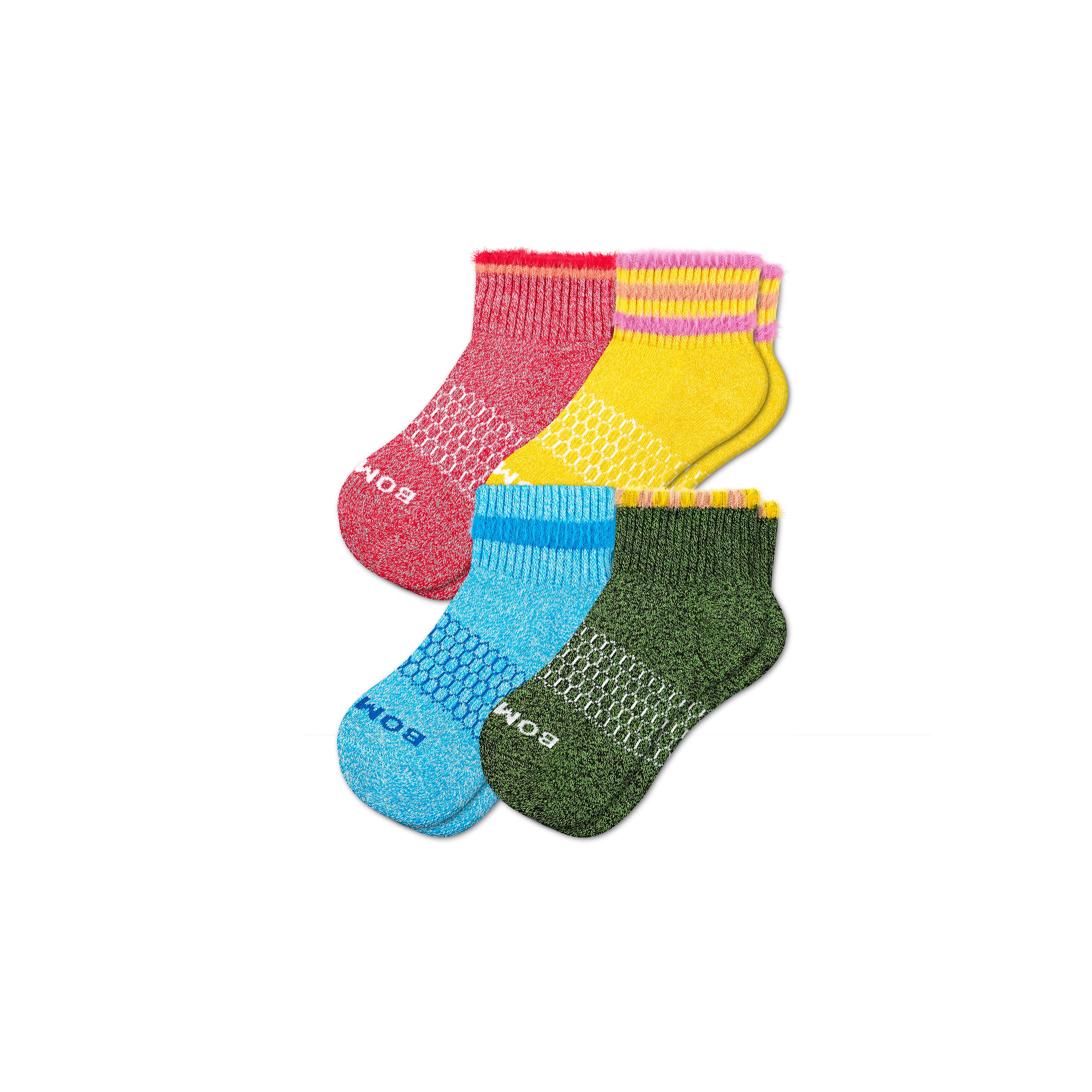 Youth Sesame Street Fuzzy Sock 4-Pack